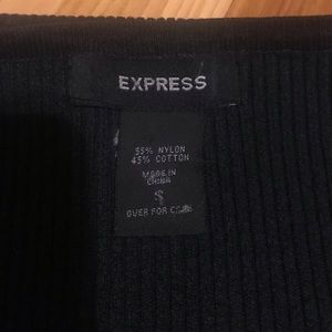 Express 3/4 length tight fitting sweater